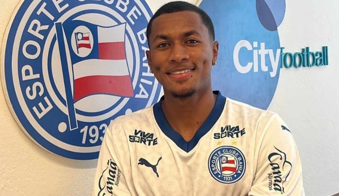 Bahia anuncia volante ex-Bragantino para o sub-20