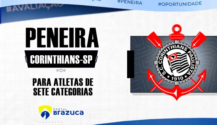 Corinthians anuncia seletiva para janeiro