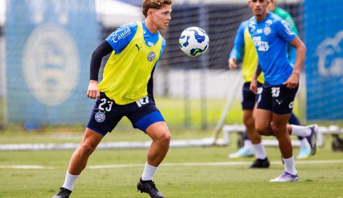 Dell e Ruan Pablo treinam no profissional do Bahia