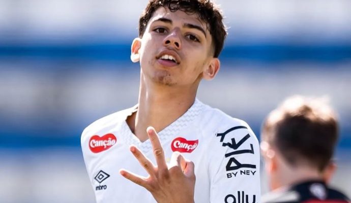 Promessa do Santos ganha destaque em jornal europeu
